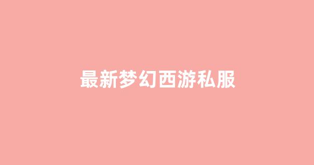 梦幻西游s